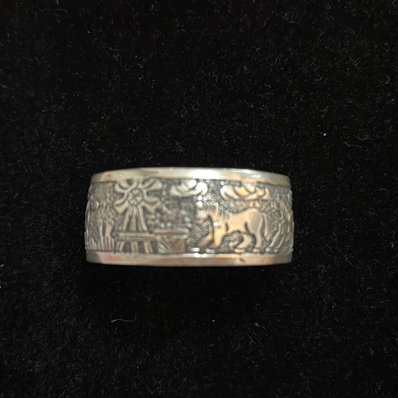 Elaine Sam Navajo Sterling cuff
